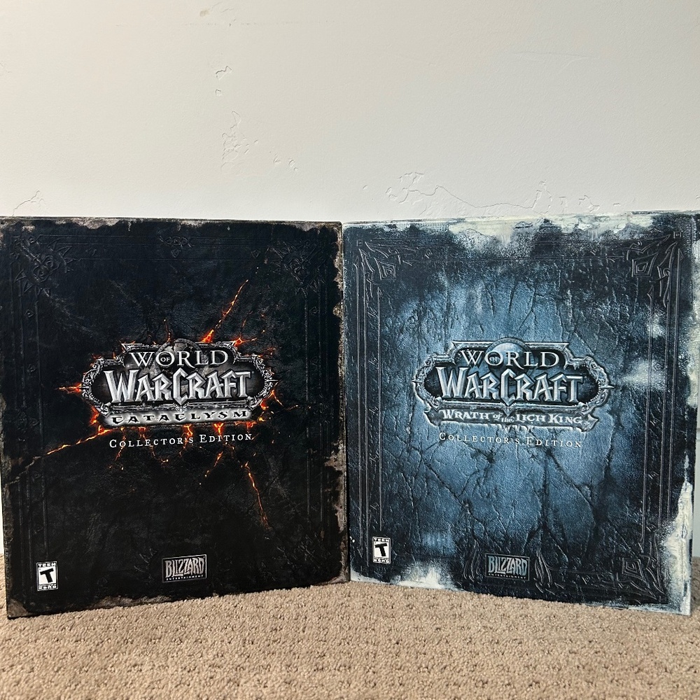 World of Warcraft Cataclysm & Wrath of the Lich King Collectors Edition MOST